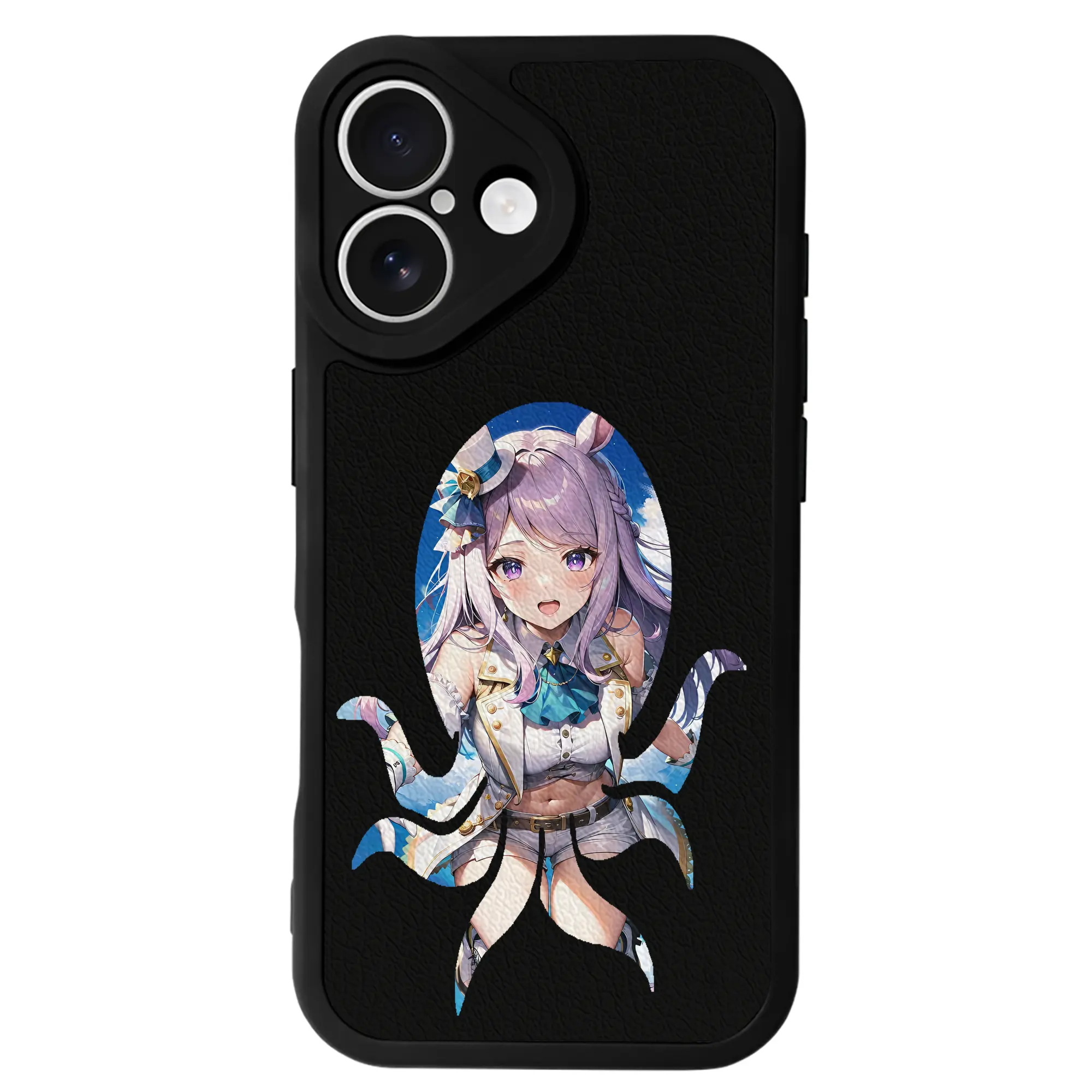 ウマ娘 プリティーダービー グッズ メジロマックイーン - IPhone 16シリーズ対応 ・ シリコンスマホケース ・ レザー調 ・ 高精度フィット ・ 耐衝撃 ・ ワイヤレス充電対応 ・ 精密カット